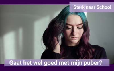 Gaat het wel goed met mijn puber?