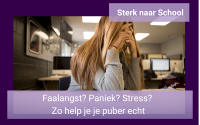 Faalangst, paniek of stress? Zo help je je puber echt